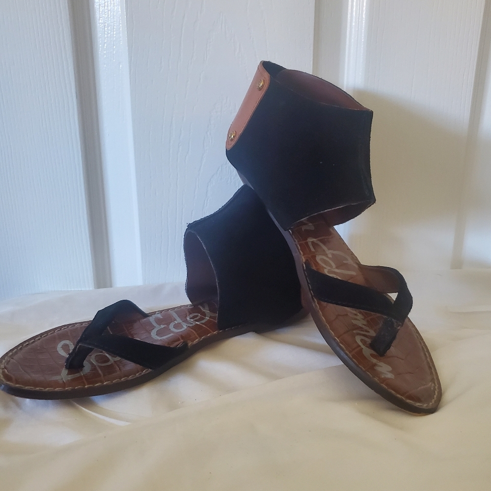 Sam Edelman Boho Suede Sandals 8.5 - Picture 3 of 12